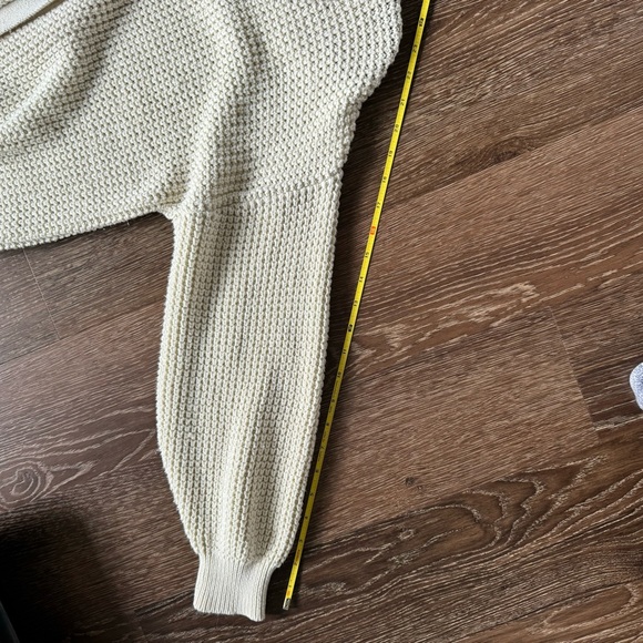 QUALFORT Cardigan Sweater 100% Cotton Button-Down Oversized Knit Cardigans - Picture 6 of 9